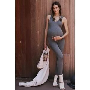 NWT Free People Movement x Hatch Never Better Heather One-piece Gray Size XS